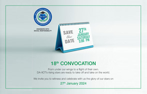 DA-IICT 18th Convocation Announcement