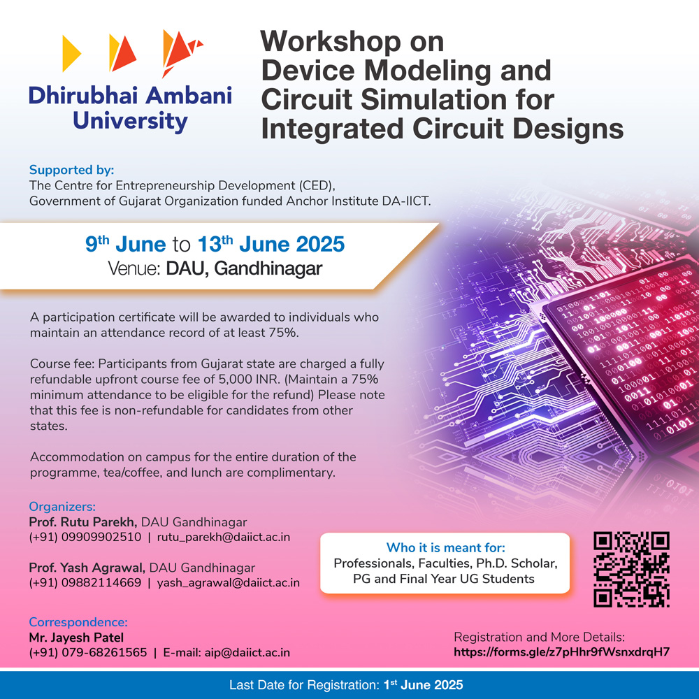Workshop on Device Modeling and Circuit Simulation for Integrated Circuit Designs