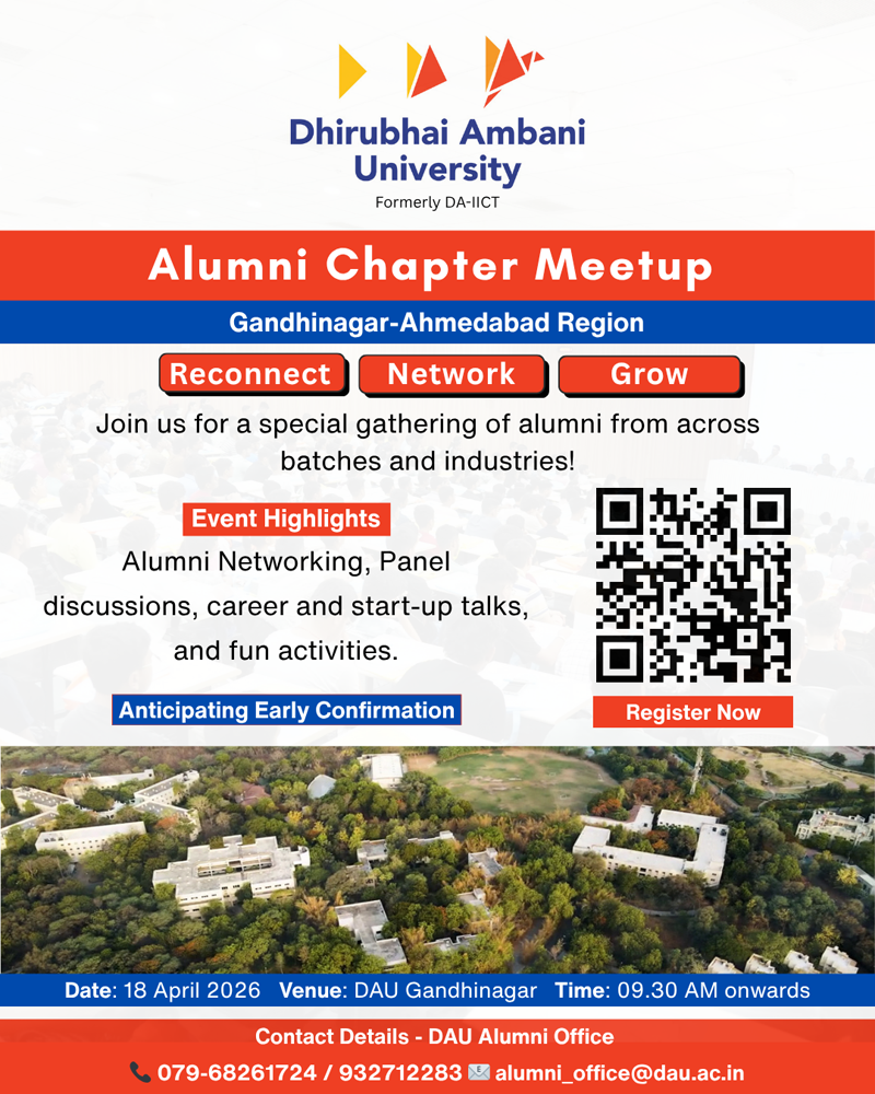 DAU to organise Alumni Meet 2026 – Gandhinagar-Ahmedabad Chapter