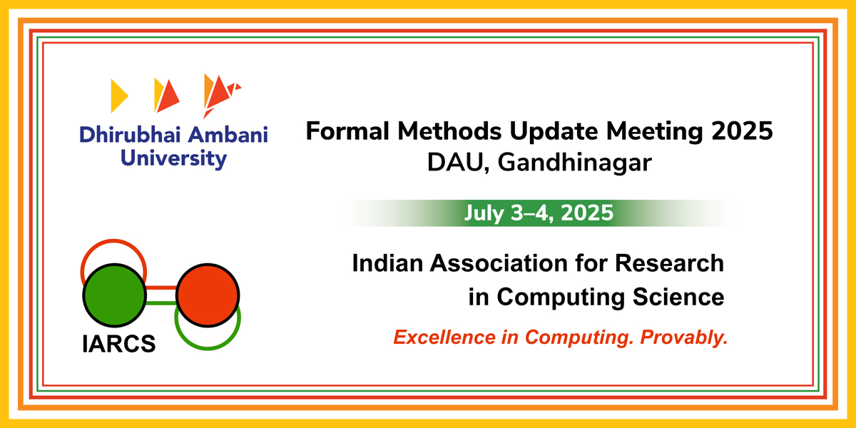 Formal Methods Update Meeting 2025