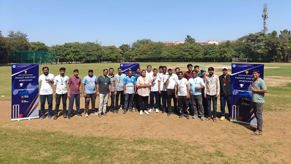 Dhirubhai Ambani University hosted the Faculty and Staff Sports Event on 15th February 2025