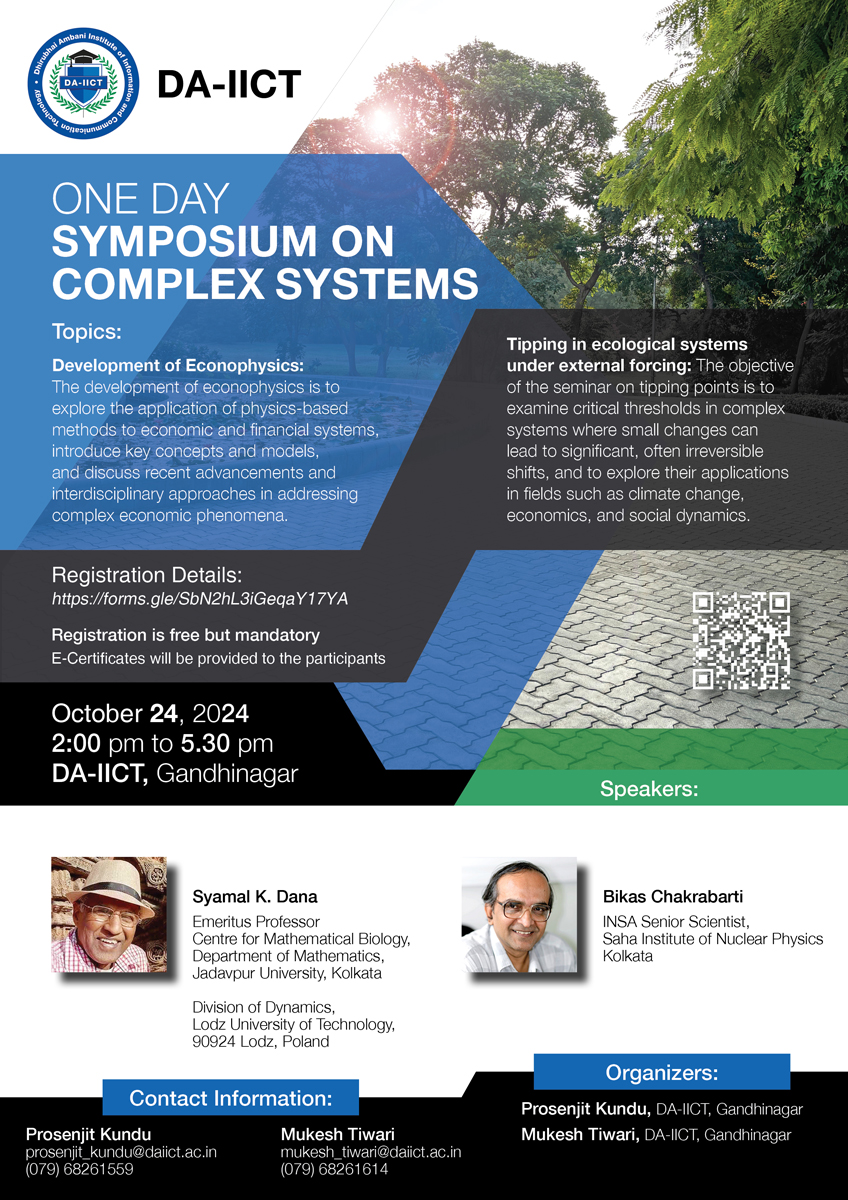 One Day Symposium on Complex Systems 2024