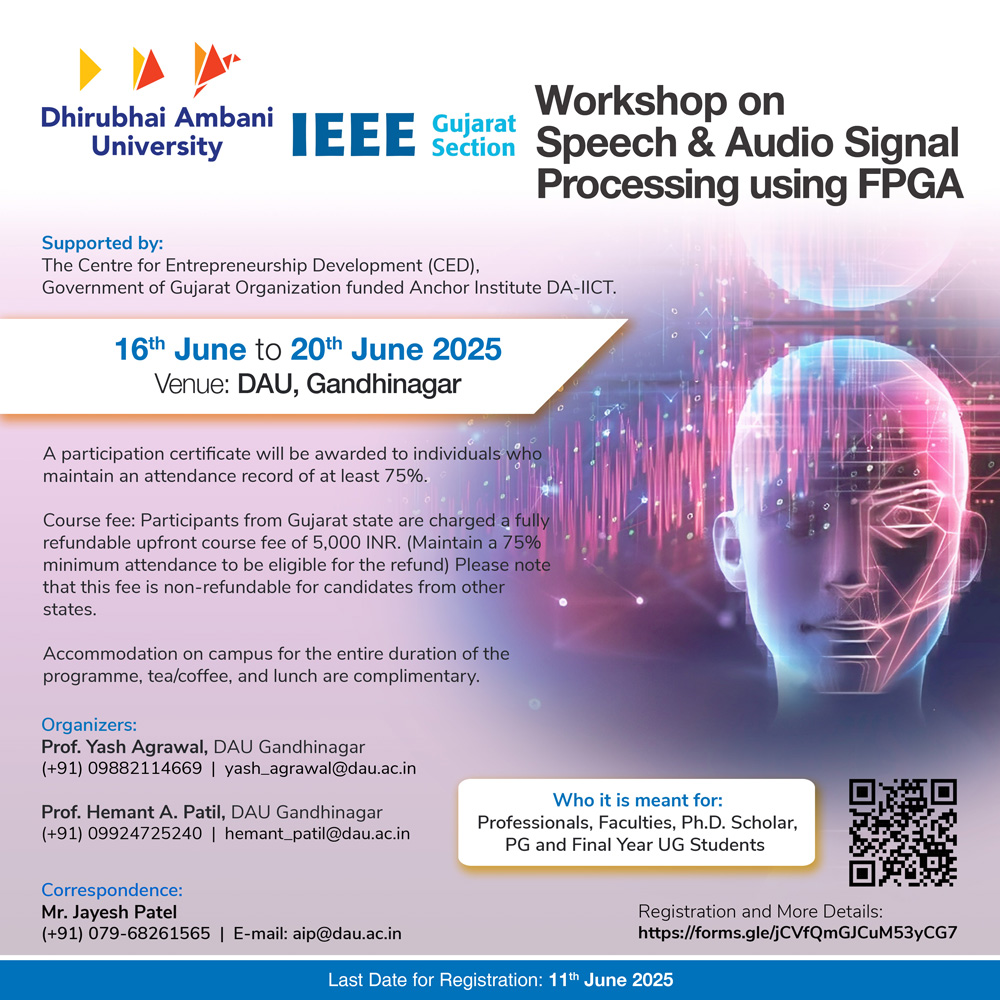 Workshop on Speech and Audio Signal Processing using FPGA