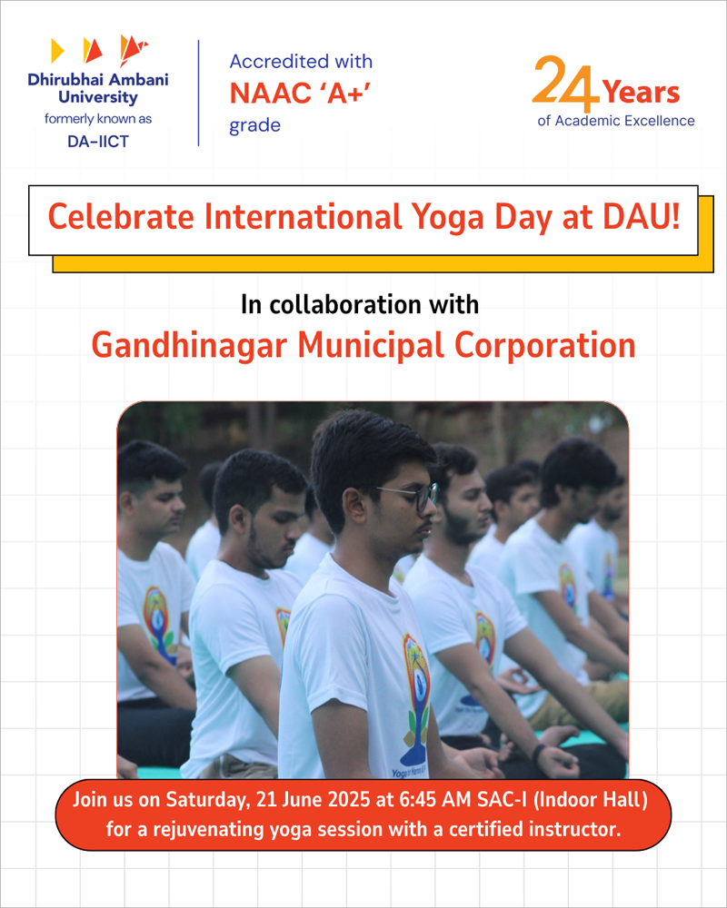 Celebrate International Yoga Day at DAU!