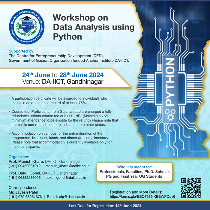 Workshop on Data Analysis using Python