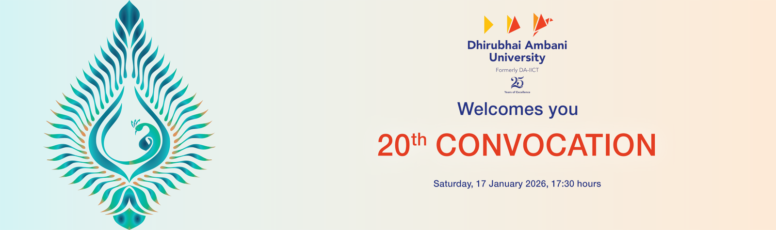 20th Convocation of Dhirubhai Ambani University