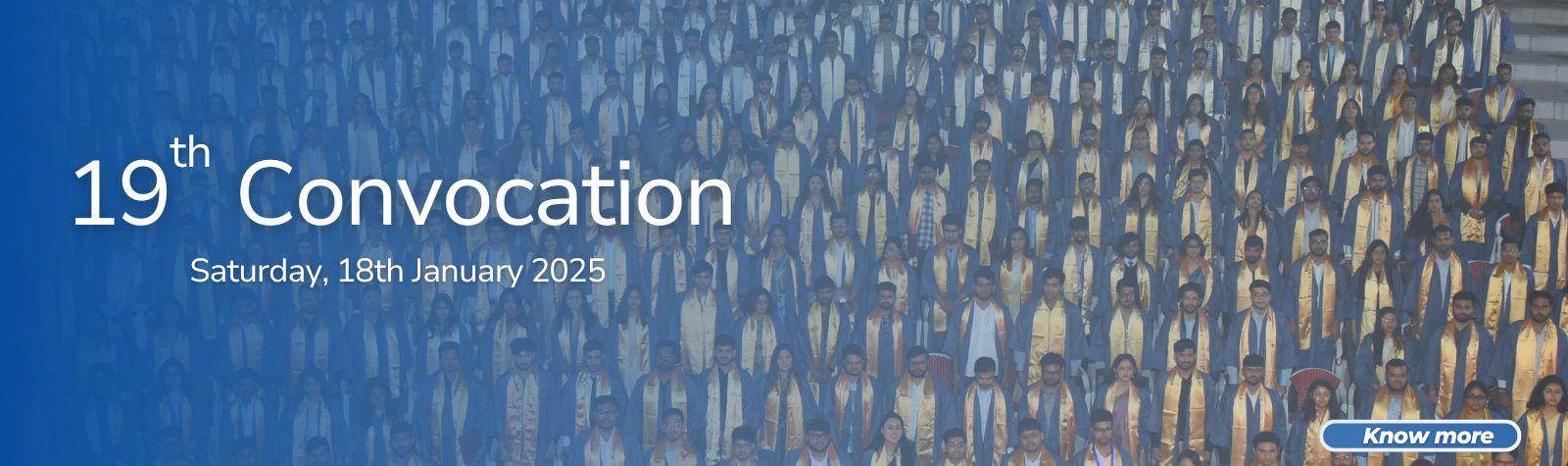 19th Convocation Website Banner