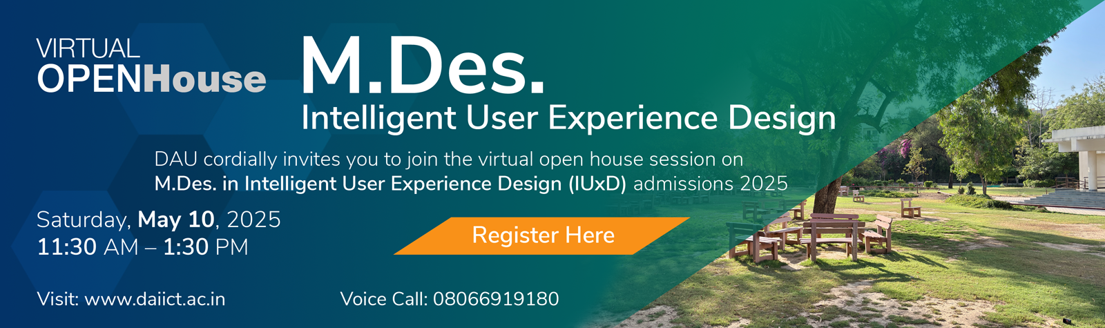 M.Des. Intelligent User Experience Design (IUxD) Open House 2025