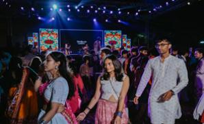 Tarang 2025, the annual Navratri Celebration at Dhirubhai Ambani University
